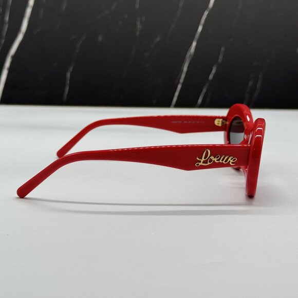 NEW LOEWE SUNGLASSES RED WOMEN EYEWEAR LOEWE LW40110U 66A